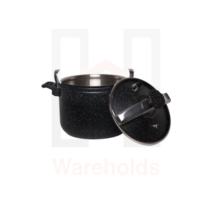 Phoenix Non-stick Marble Professional Granite Pressure Cookware (Black color)