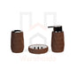 Phoenix Diamond Brown Bathroom Accessory Set