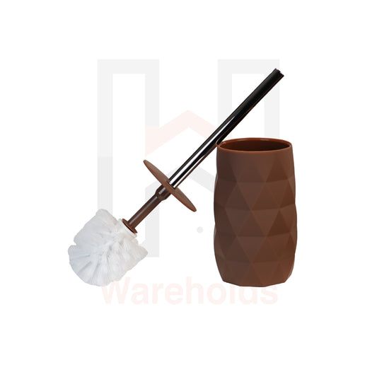 Phoenix 5pcs Diamond Brown Bathroom Accessory Set