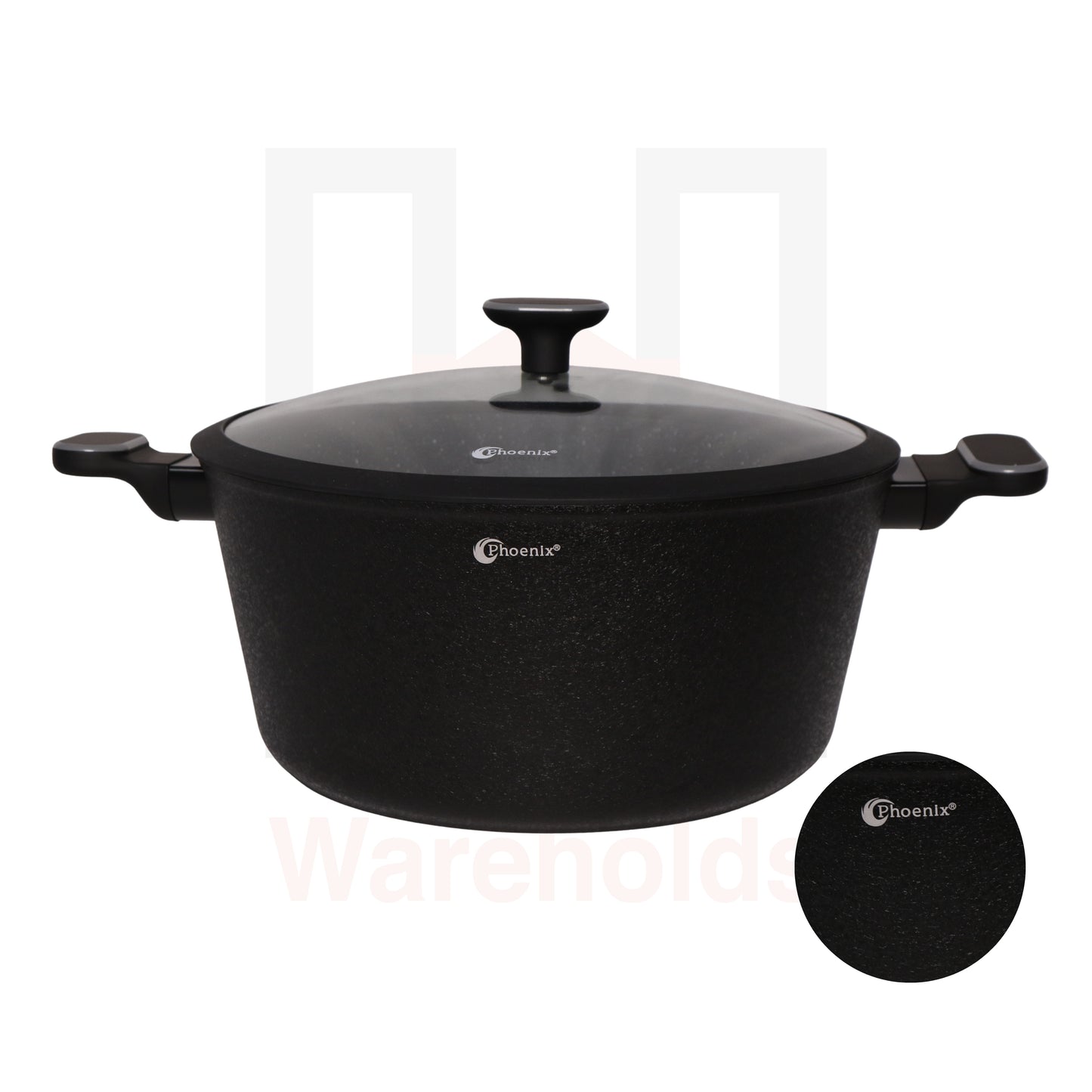 Phoenix 17 Pcs Black Marble Ice Flake Set