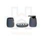 Phoenix Grey Wavy Bathroom Accessory Set
