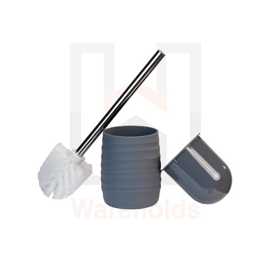 Phoenix 5pcs Grey Wavy Bathroom Accessory Set