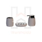 Phoenix Taupe Wavy Bathroom Accessory Set