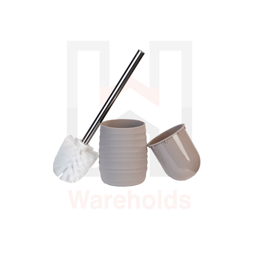 Phoenix 5pcs Taupe Wavy Bathroom Accessory Set