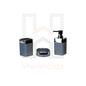 Phoenix Grey Square Bathroom Accessory Set