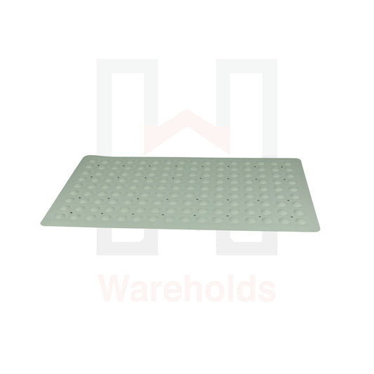 Soft Grey Rectangle Non-Slip Bath Mat