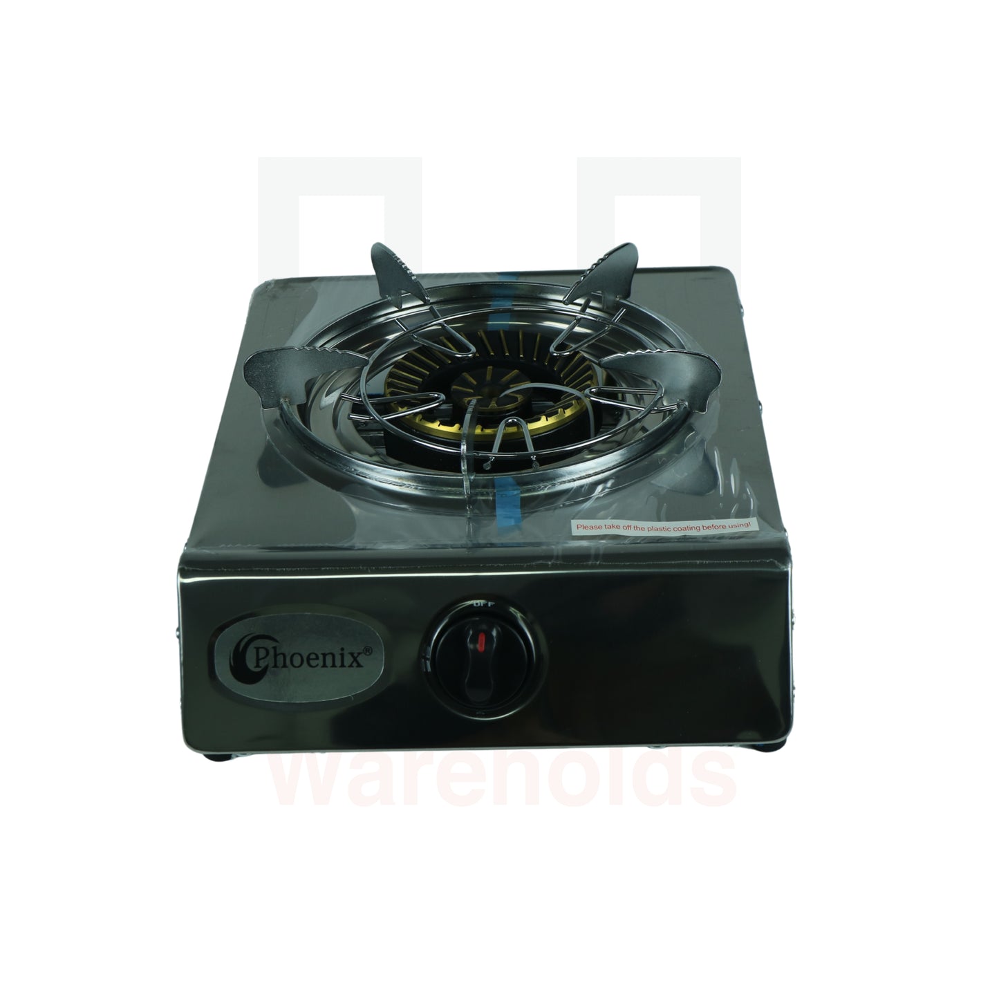 Phoenix Silver Single Burner Table Gas Stove