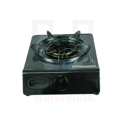 Phoenix Silver Single Burner Table Gas Stove
