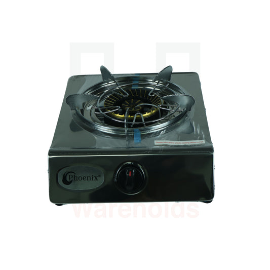 Phoenix Silver Single Burner Table Gas Stove