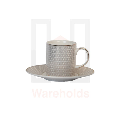 6 Piece New Coffee Cup Set