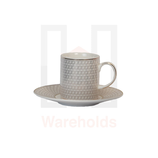 6 Piece New Coffee Cup Set