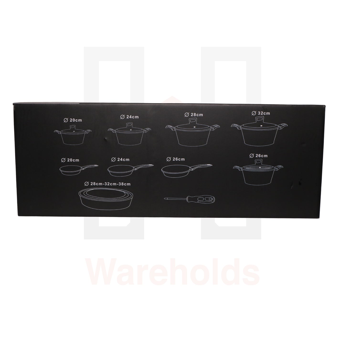 Phoenix 17 Pcs Grey Set (PFANNE-POELE)