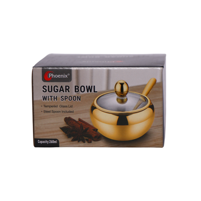 Phoenix Sugar Bowl With Spoon