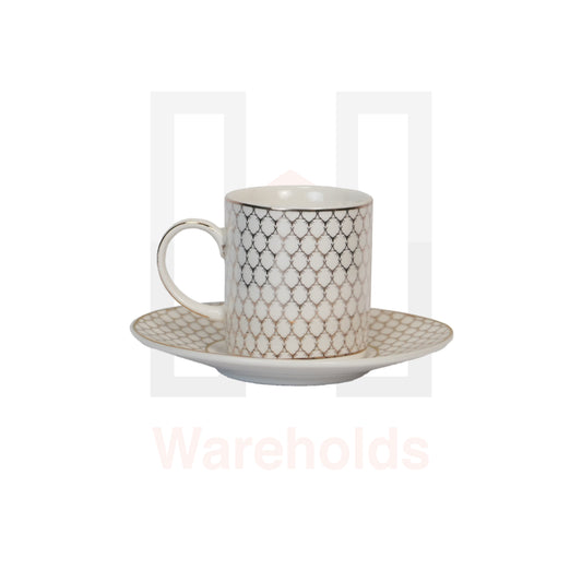 6 Piece Circular Coffee Cup Set