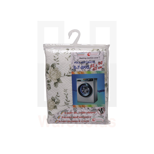 Phoenix Washing Machine Cover Floral Grey