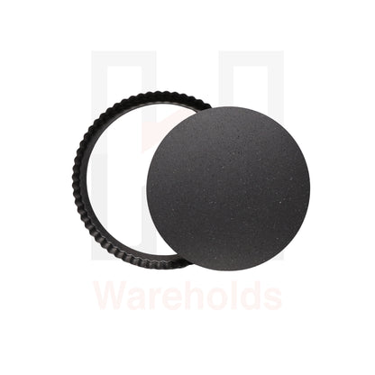 Phoenix Grey Granite Fluted Tart Pan With Removable Bottom