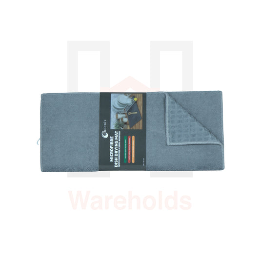 Grey Microfibre Dish Drying Mat