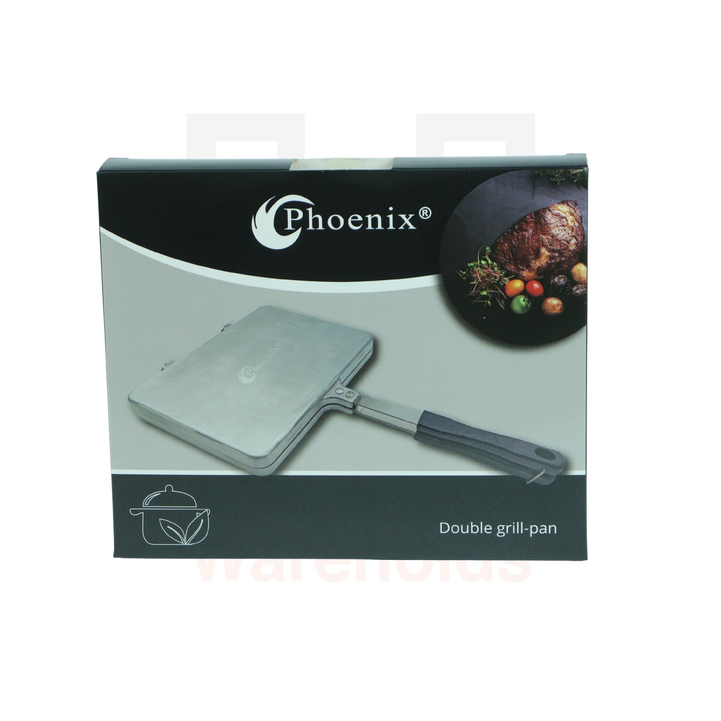 Phoenix Aluminium Double Grill Pan Small Size 23cm
