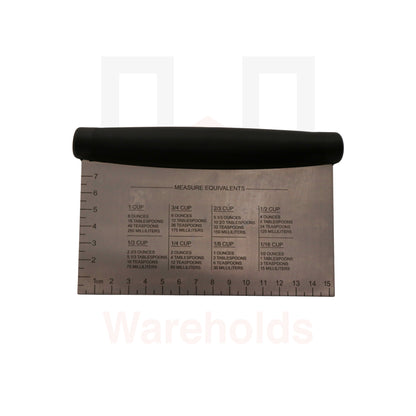 Phoenix Dough Scraper with Measure Equivalents