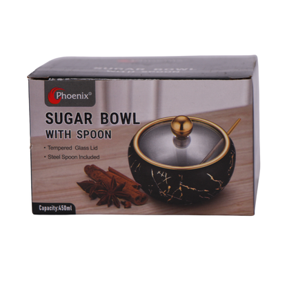 Phoenix Sugar Bowl With Spoon