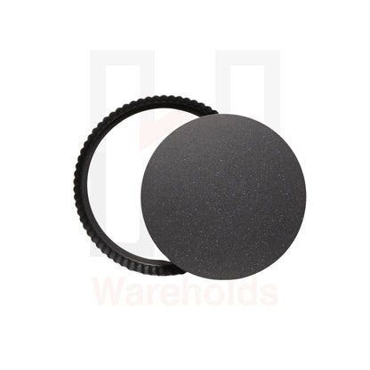 Phoenix Grey Granite Fluted Tart Pan With Removable Bottom