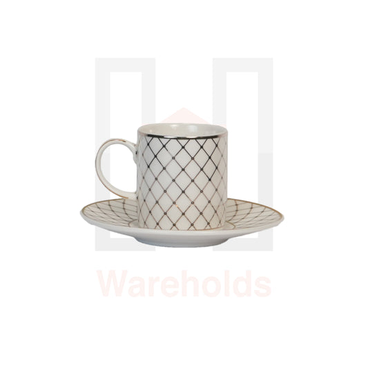 6 Piece Pattern Coffee Cup Set