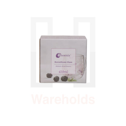 Phoenix Esthetic Dried Flowers Glass