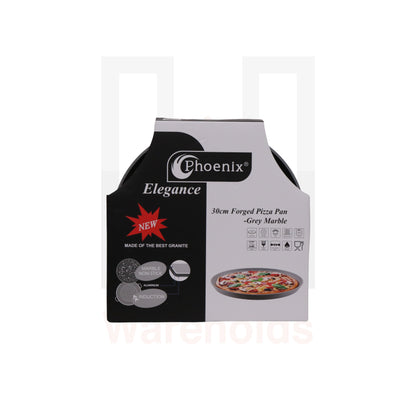 Phoenix Grey Marble Forged Pizza Pan