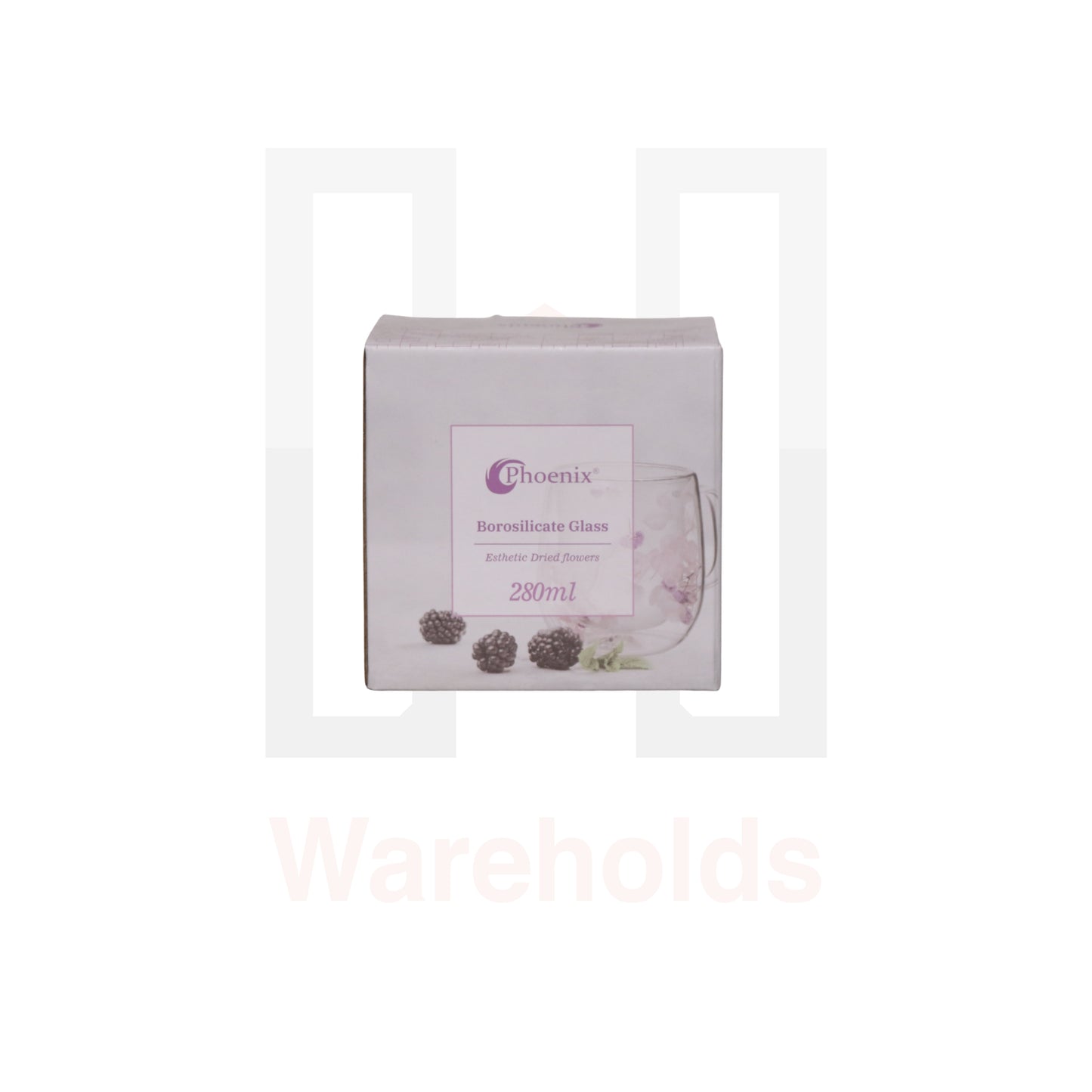 Phoenix Esthetic Dried Flowers Glass