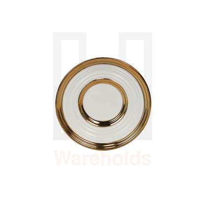 6 Piece Gold Coffee Cup Set
