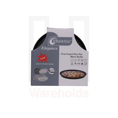 Phoenix Black Marble Forged Pizza Pan