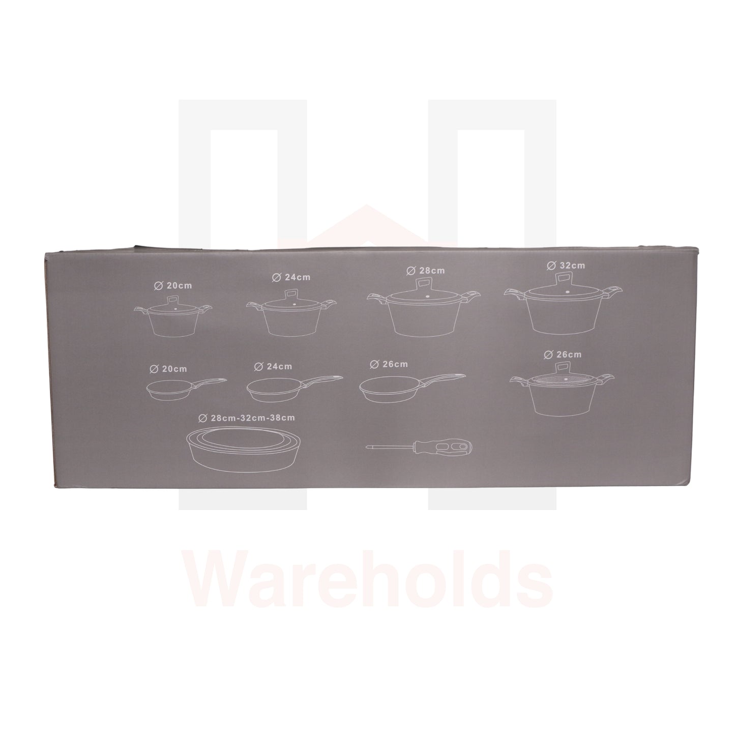 Phoenix 17 Pcs Black Set (PFANNE-POELE)