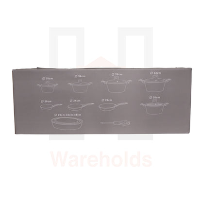 Phoenix 17 Pcs Black Set (PFANNE-POELE)