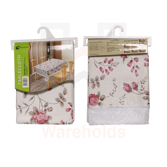 Phoenix Pink Floral Table Cloth