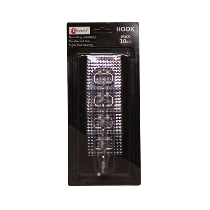 Phoenix 4pcs Transparent Wall Hook