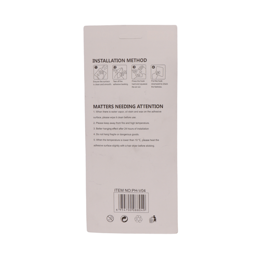 Phoenix 4pcs Transparent Wall Hook