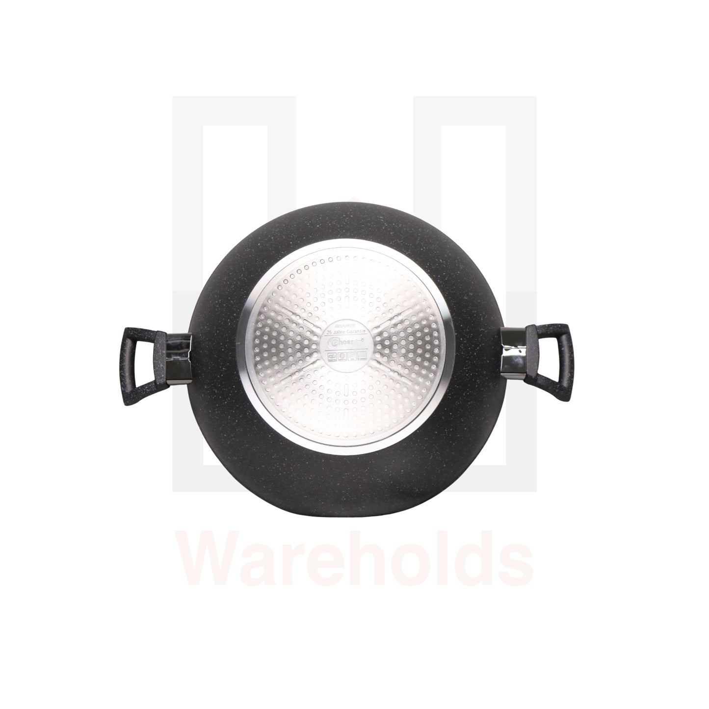 Phoenix Grey Marble Forged Wok Pot