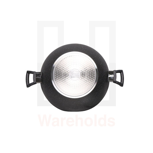 Phoenix Grey Marble Forged Wok Pot