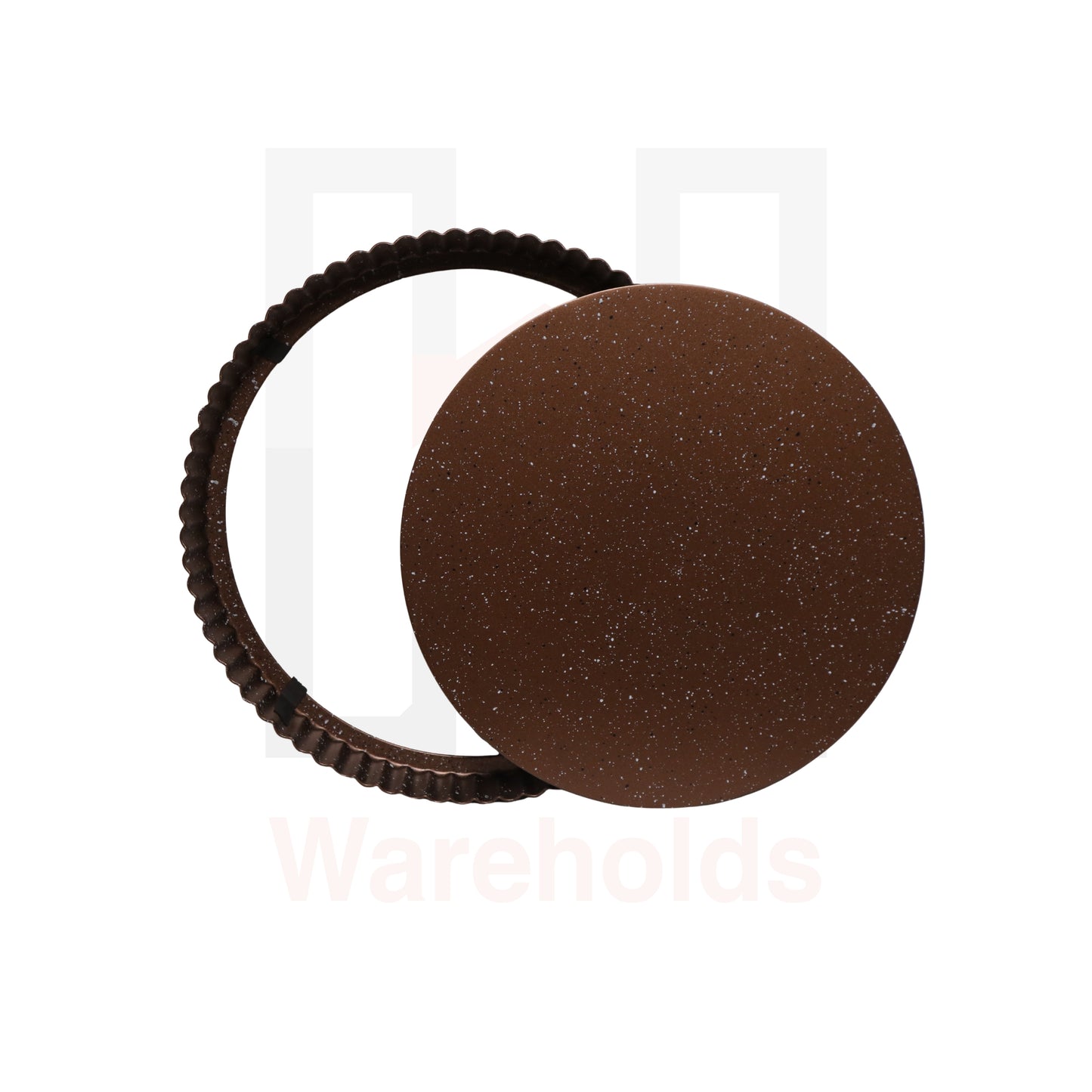 Phoenix Brown Granite Fluted Tart Pan With Removable Bottom