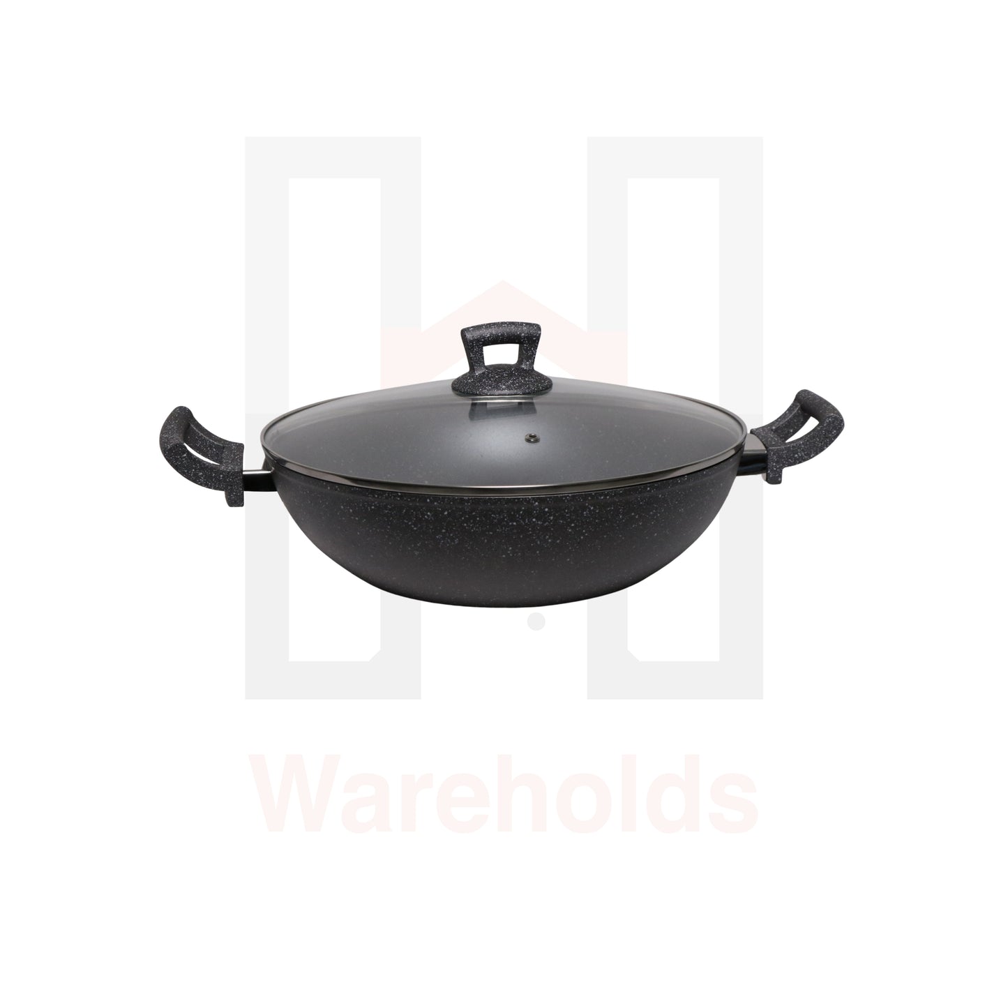 Phoenix Grey Marble Forged Wok Pot