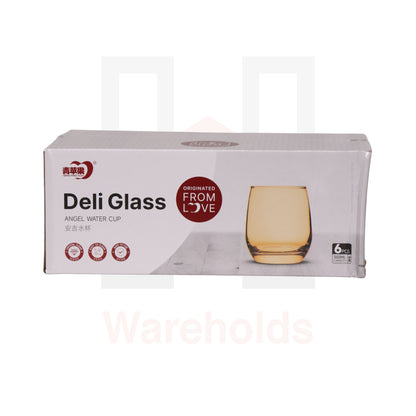 Deli Glass 6 Pcs Angel Water Cup Set