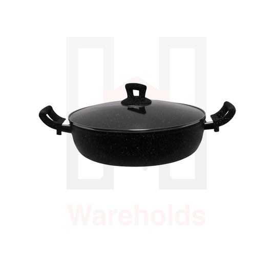 Phoenix Black Marble Forged Wok Pot