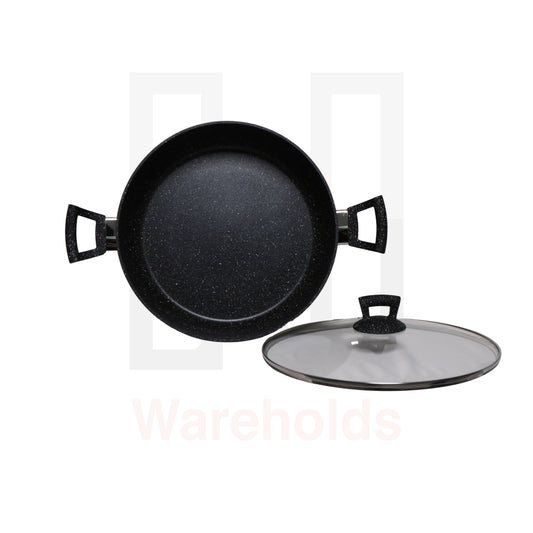 Phoenix Black Marble Forged Wok Pot