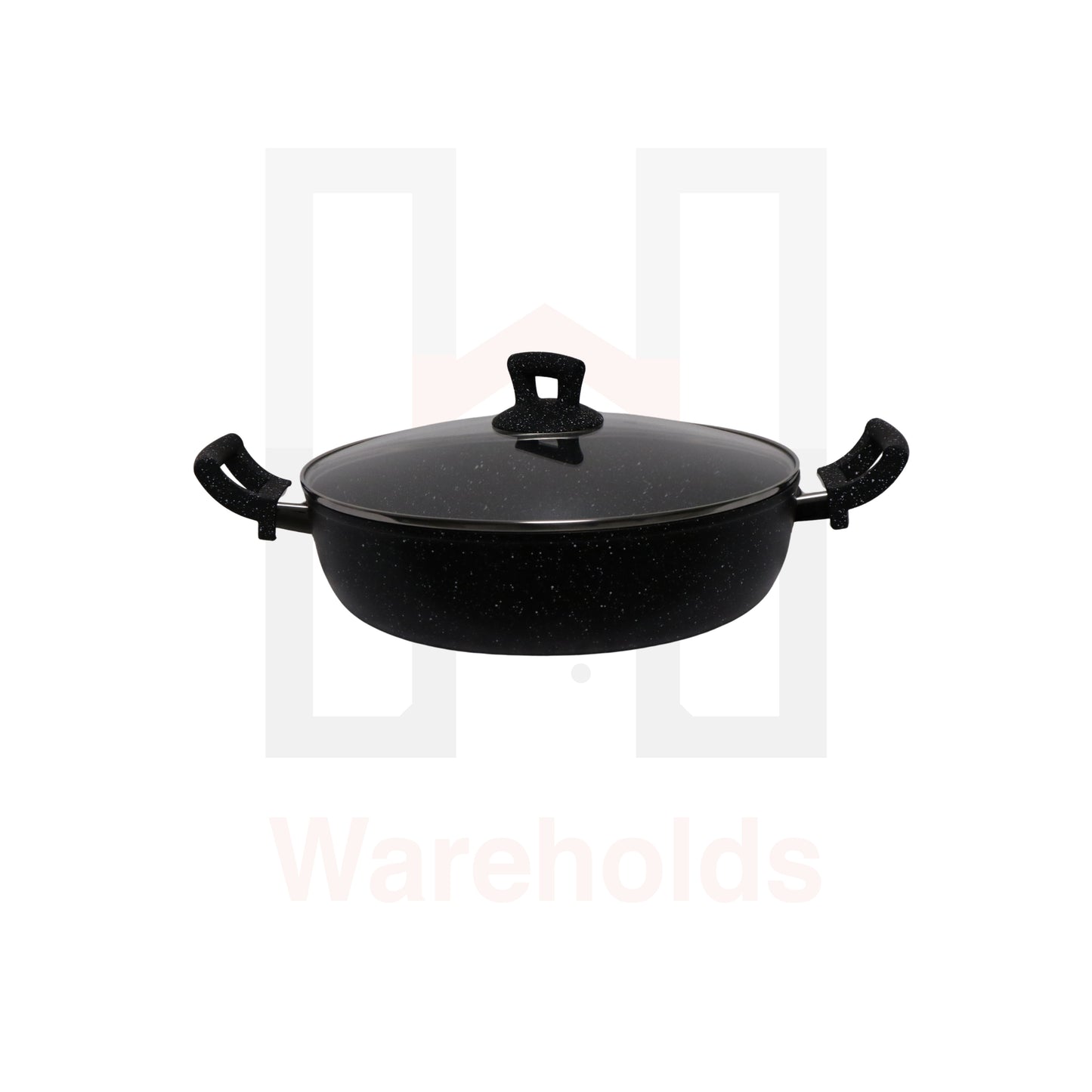 Phoenix Black Marble Forged Wok Pot