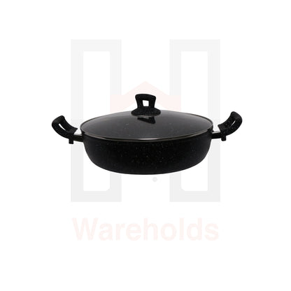 Phoenix Black Marble Forged Wok Pot