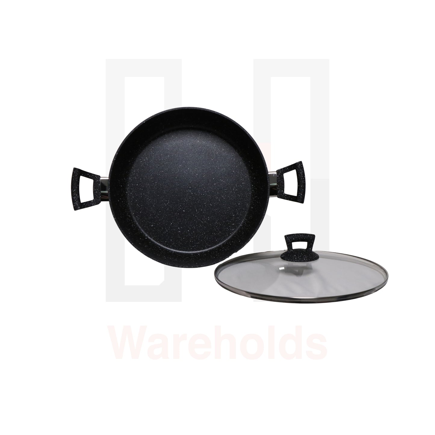 Phoenix Black Marble Forged Wok Pot