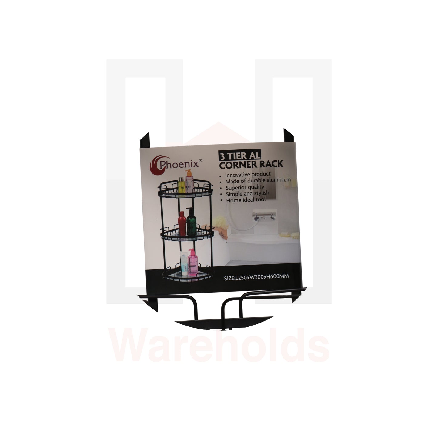 Phoenix 3 Tier Aluminium Corner Rack
