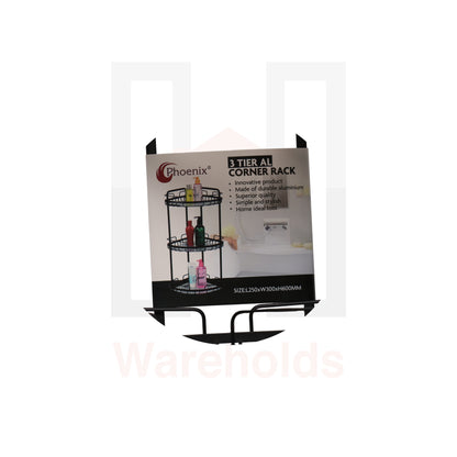 Phoenix 3 Tier Aluminium Corner Rack