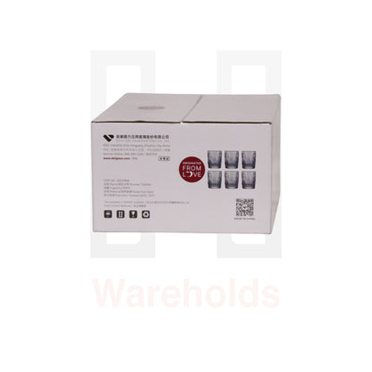 Deli Glass 6 Pcs Xunwen Tumbler Water Cup Set