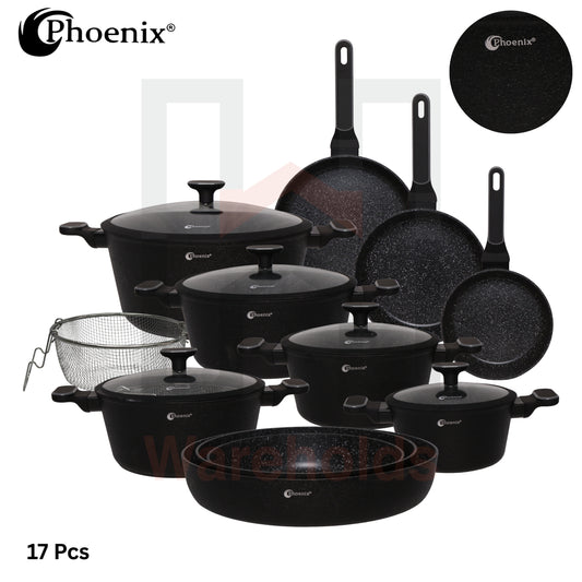 Phoenix 17 Pcs Black Marble Ice Flake Set